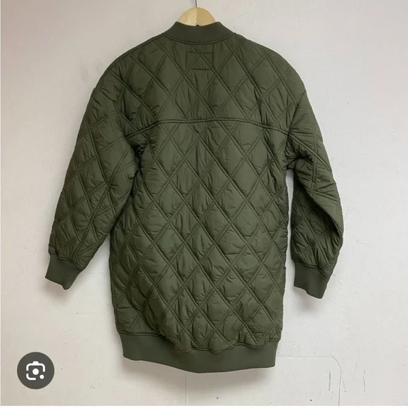 Calia Long Quilted Bomber - Picture 5 of 10